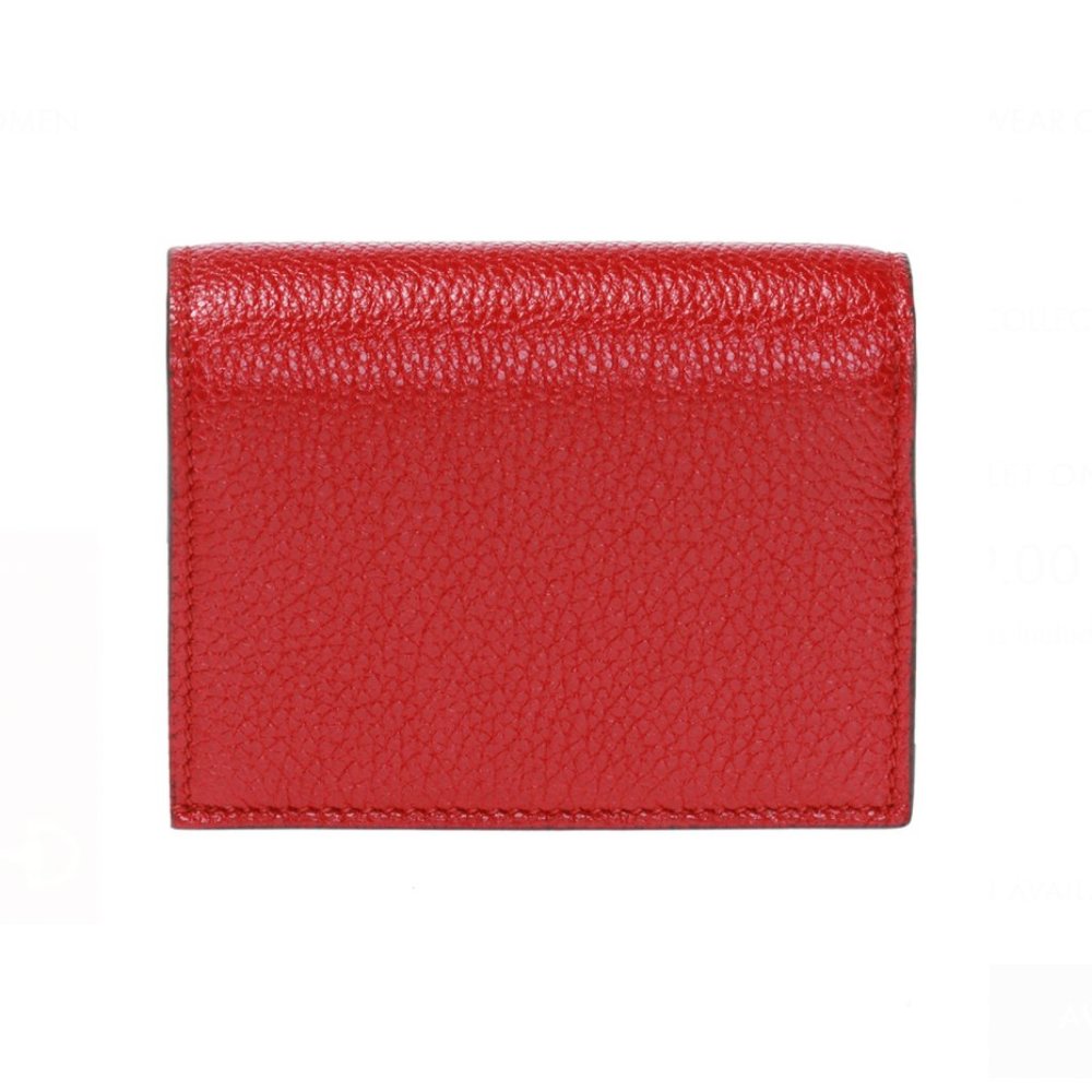 Gucci Zumi Horse-bit Card Case on a Chain in Red - Picture 2 of 7